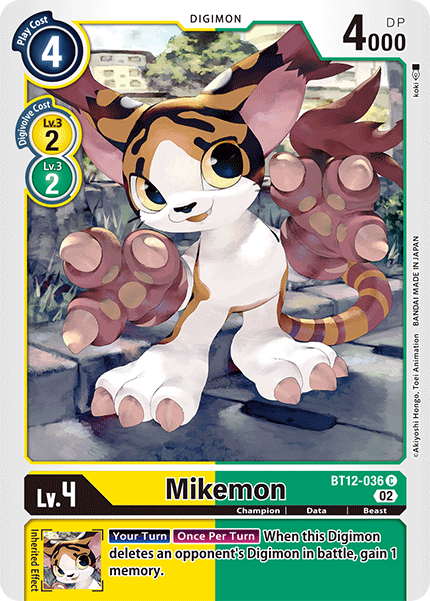 Mikemon (BT12-036) Common