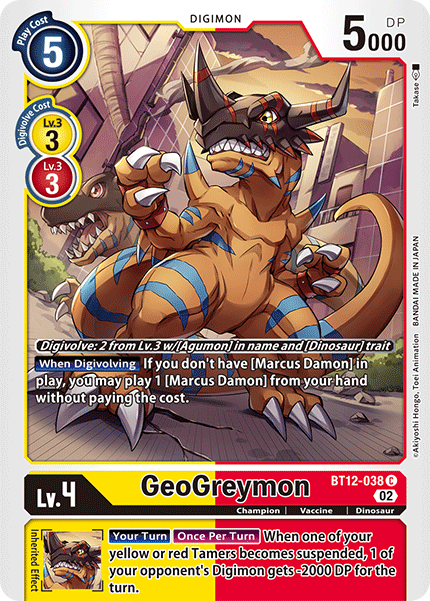 GeoGreymon (BT12-038) Common