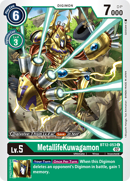 MetallifeKuwagamon (BT12-053) Common