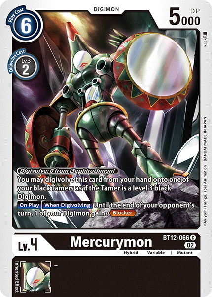 Mercurymon (BT12-066) Common