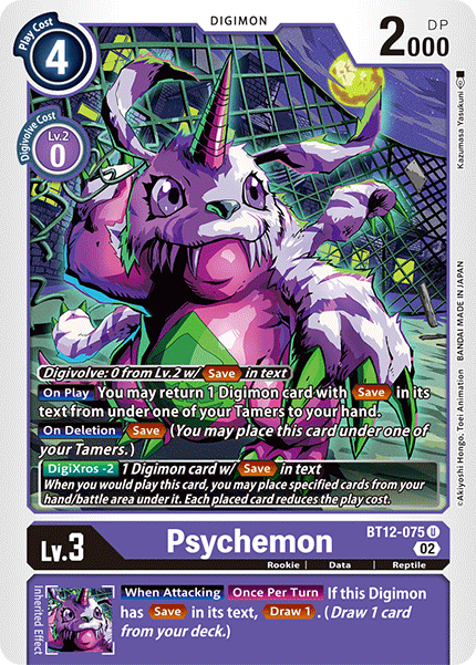 Psychemon (BT12-075) Uncommon