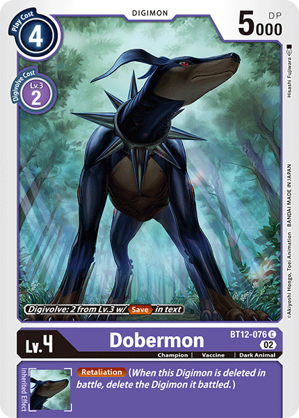 Dobermon (BT12-076) Common