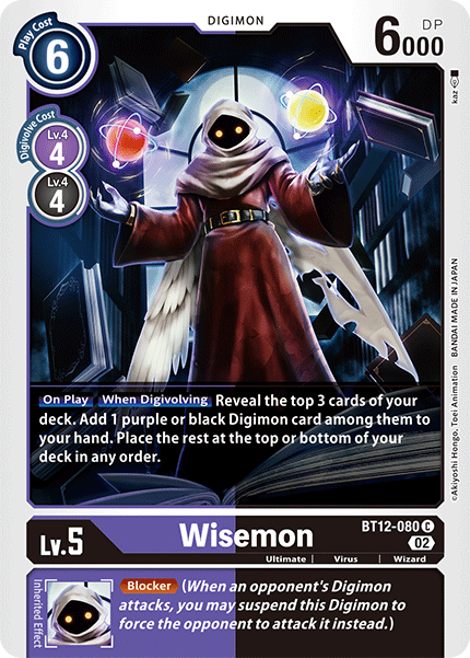 Wisemon (BT12-080) Common