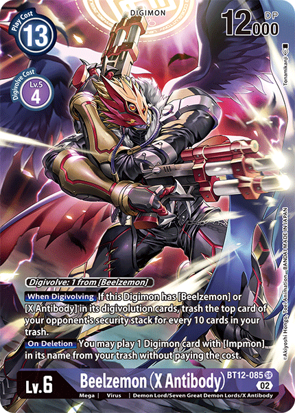 Beelzemon (X Antibody) (BT12-085) Alternative Art