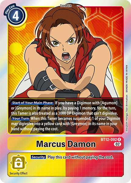 Marcus Damon (BT12-092) Rare