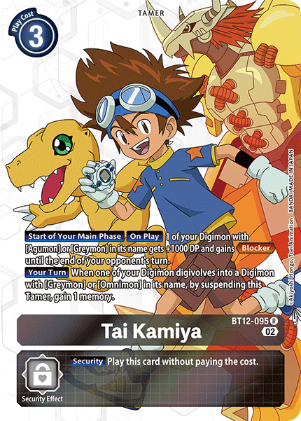 Tai Kamiya (BT12-095) Alternative Art