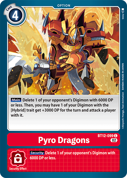 Pyro Dragons (BT12-099) Common