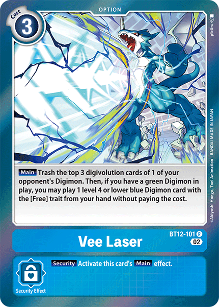 Vee Laser (BT12-101) Rare