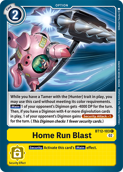 Home Run Blast (BT12-103) Common