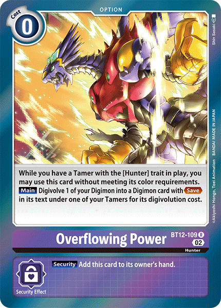 Overflowing Power (BT12-109) Rare