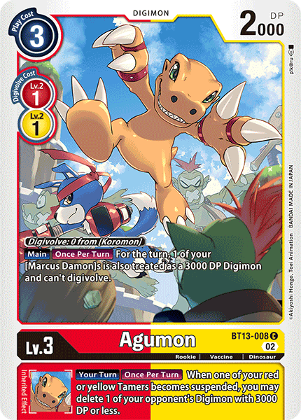 Agumon (BT13-008) Common