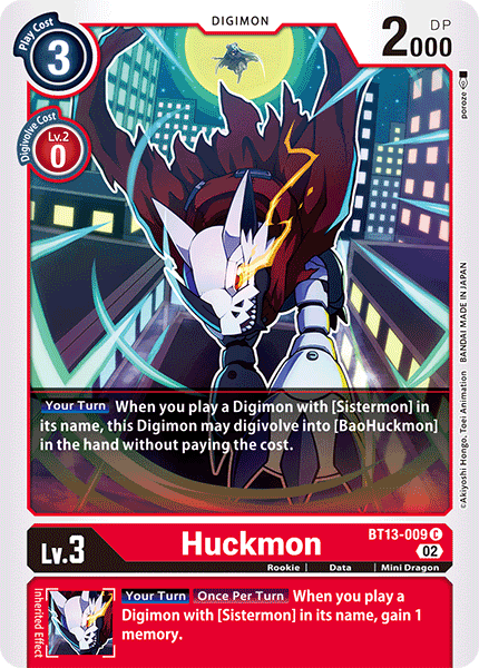 Huckmon (BT13-009) Common