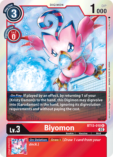 Biyomon (BT13-010) Rare