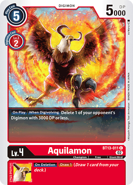 Aquilamon (BT13-011) Common