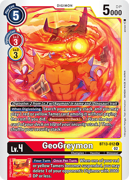 GeoGreymon (BT13-012) Common