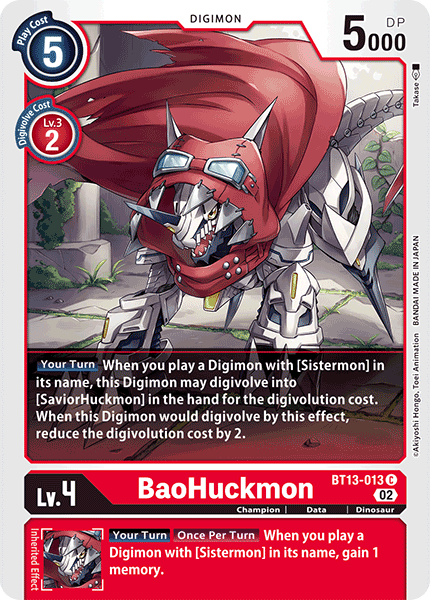 BaoHuckmon (BT13-013) Common