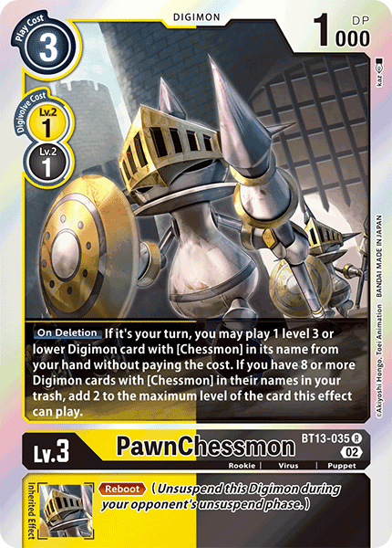 PawnChessmon (BT13-035) Rare