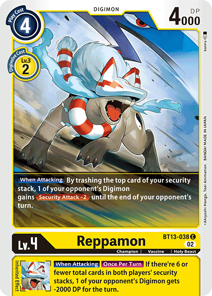 Reppamon (BT13-038) Common