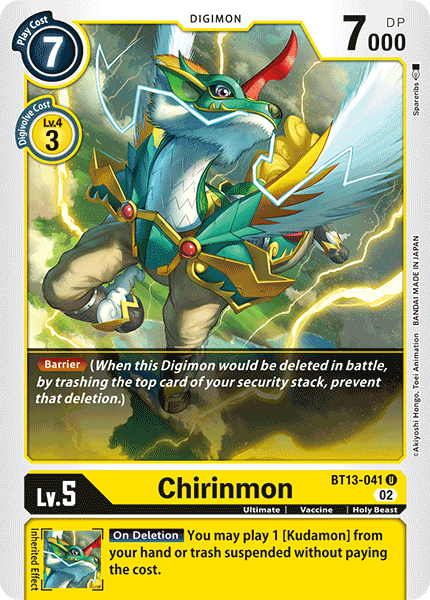 Chirinmon (BT13-041) Uncommon