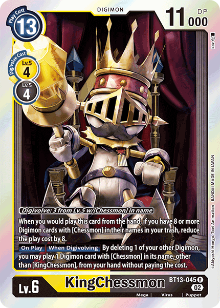 KingChessmon (BT13-045) Rare