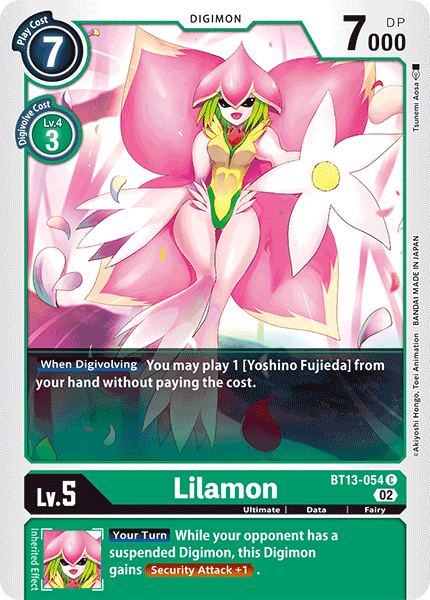 Lilamon (BT13-054) Common