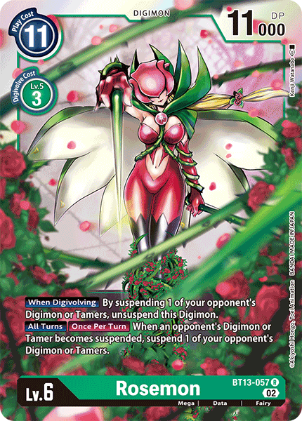 Rosemon (BT13-057) Rare