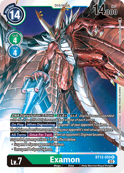 Examon (BT13-059) Rare