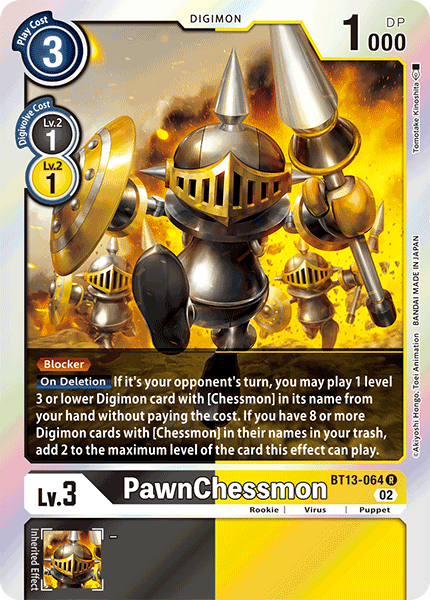 PawnChessmon (BT13-064) Rare