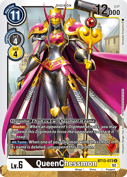 QueenChessmon (BT13-073) Uncommon