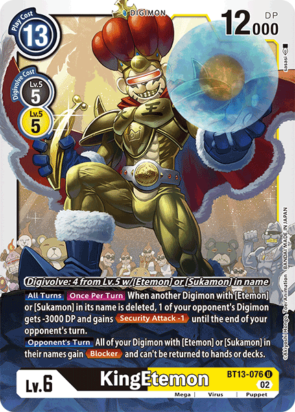 KingEtemon (BT13-076) Uncommon