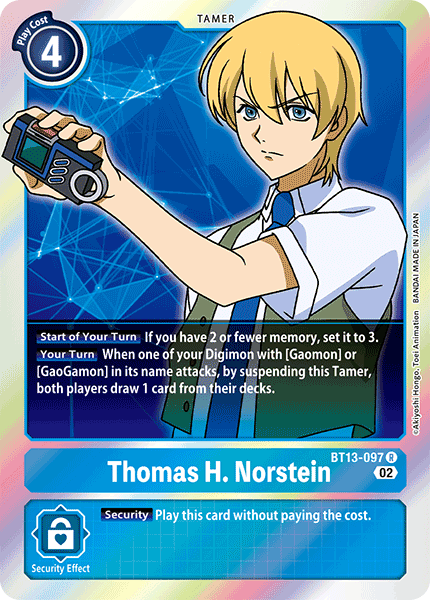 Thomas H. Norstein (BT13-097) Rare