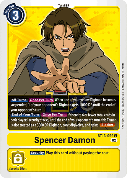 Spencer Damon (BT13-099) Uncommon