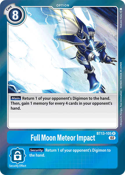 Full Moon Meteor Impact (BT13-105) Rare