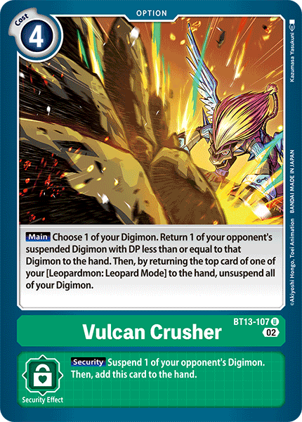 Vulcan Crusher (BT13-107) Uncommon