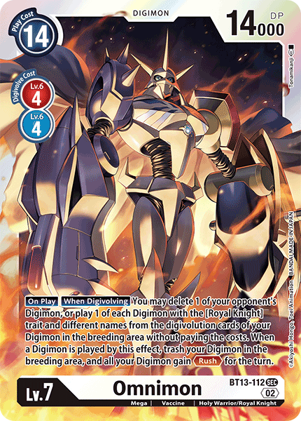 Omnimon (BT13-112) Secret Rare