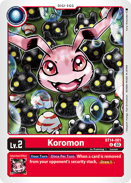 Koromon (BT14-001) Uncommon