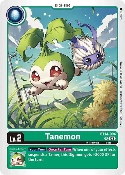 Tanemon (BT14-004) Box Topper