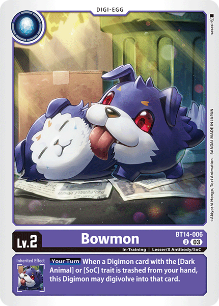 Bowmon (BT14-006) Box Topper