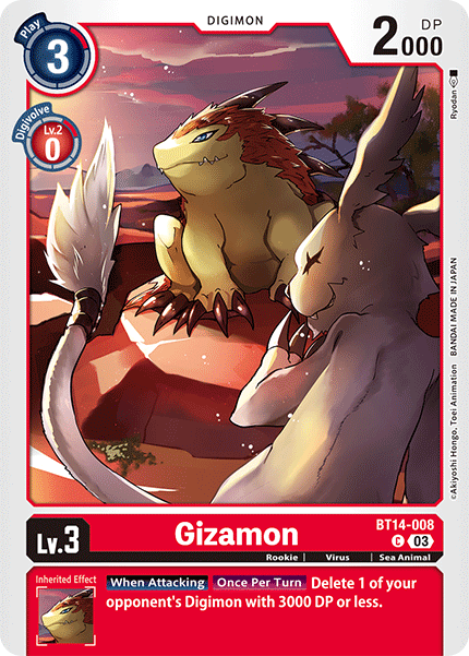 Gizamon (BT14-008) Common