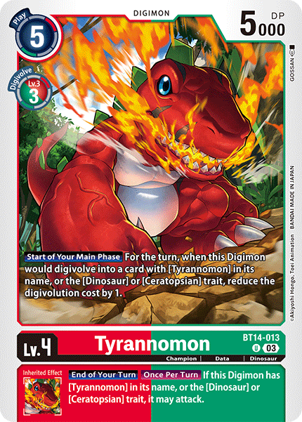 Tyrannomon (BT14-013) Uncommon