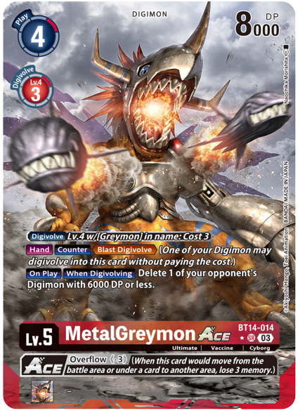 MetalGreymon ACE (BT14-014) Alternative Art