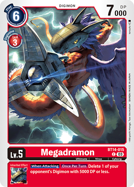 Megadramon (BT14-015) Common