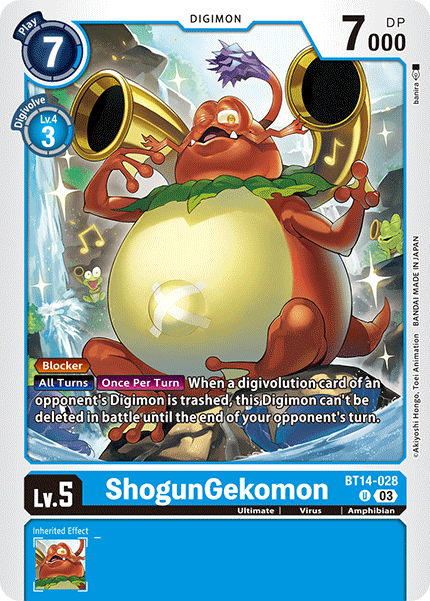 ShogunGekomon (BT14-028) Uncommon