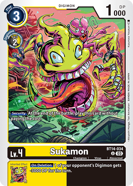 Sukamon (BT14-034) Uncommon