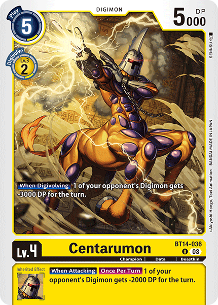 Centarumon (BT14-036) Uncommon