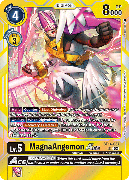 MagnaAngemon ACE (BT14-037) Super Rare