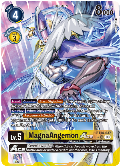 MagnaAngemon ACE (BT14-037) Alternative Art English Exclusive