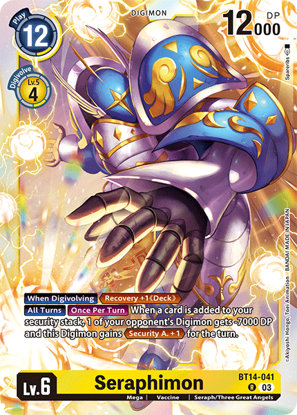 Seraphimon (BT14-041) Rare