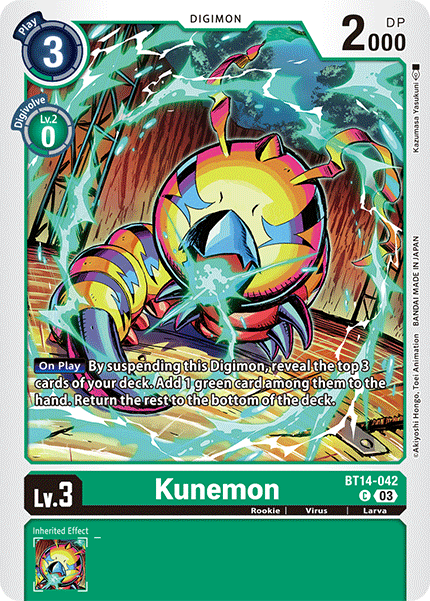 Kunemon (BT14-042) Common