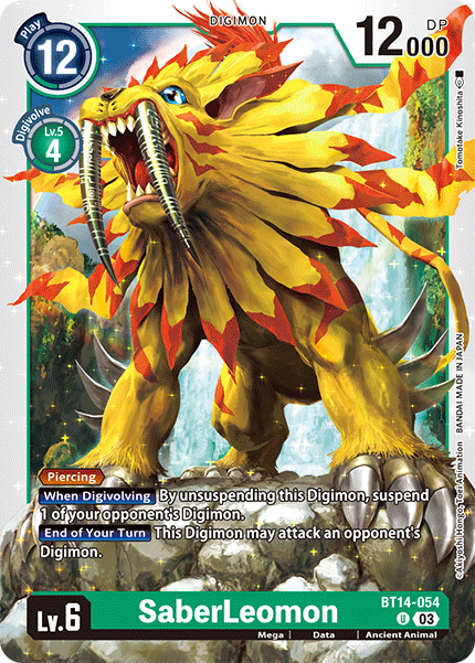 SaberLeomon (BT14-054) Uncommon